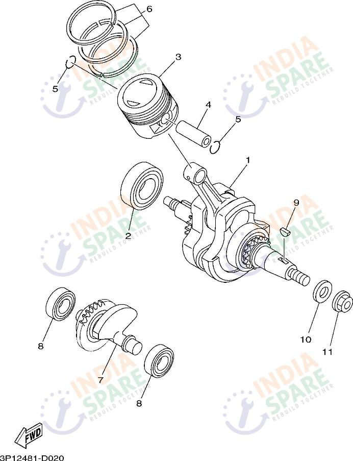 CRANKSHAFT & PISTON
